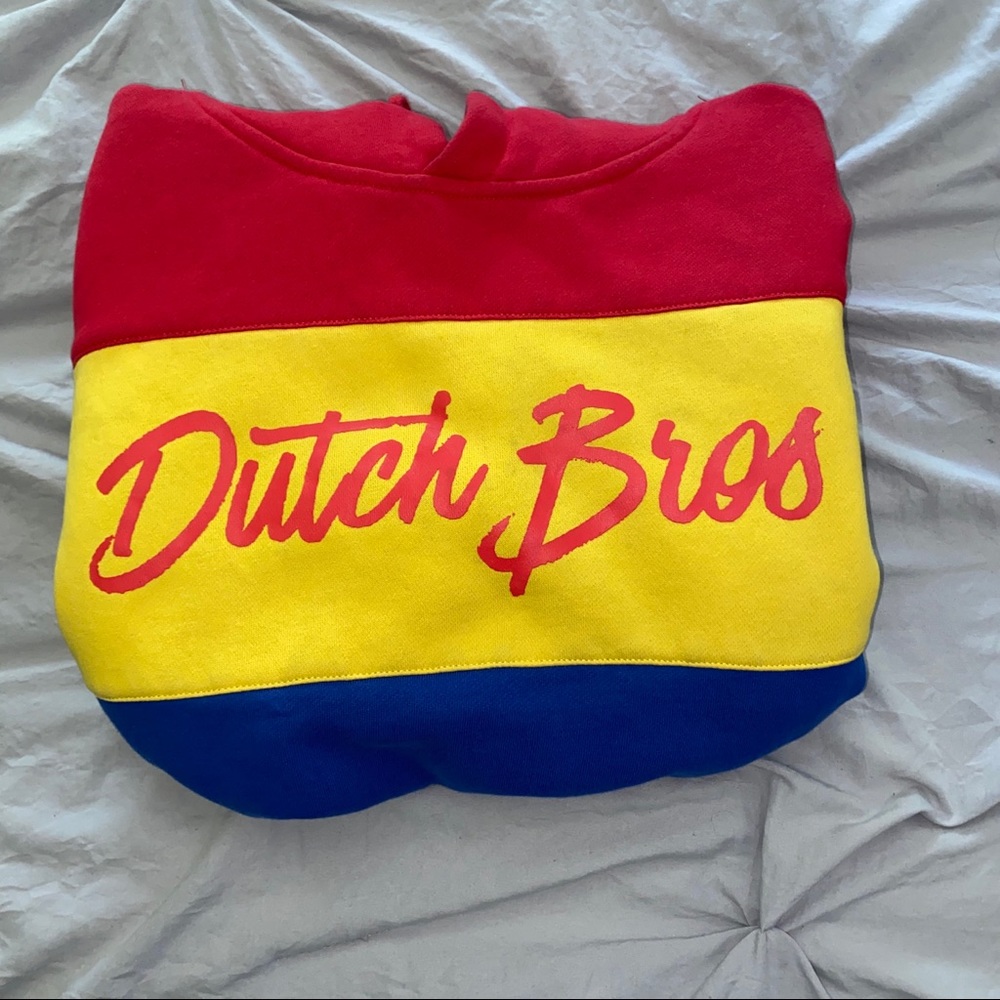 Dutch Bros Tri Colored Hoodie